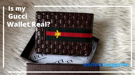 is gucci wallet real